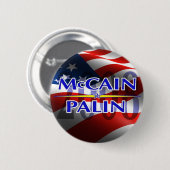 Mccain Palin Button (Vorne & Hinten)