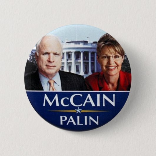 McCAIN-Palin Knopf Button (Vorderseite)