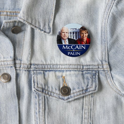 McCAIN-Palin Knopf Button (Beispiel)