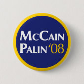 McCain-Palin Knopf Button (Vorderseite)