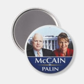 McCain Palin Magnet (Vorderseite/Rückseite)