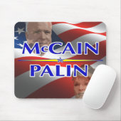 McCain Palin Präsidentschaftswahl 2008 Mousepad (Mit Mouse)