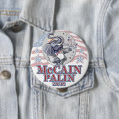 McCain Palin Republikaner-Elefant Button (Beispiel)