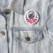 McCain Palin Republikaner-Elefant Button (Beispiel)