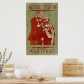 McCain Palin War First Poster (Küche)