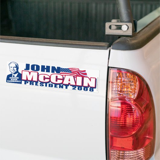 McCain Präsident Autoaufkleber 2008 (Auf Lkw)