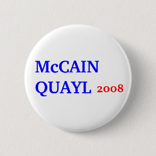 McCAIN QUAYLE 2008 Button