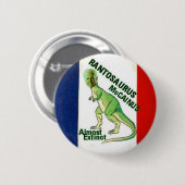 McCain Rantosaurus Knopf Button (Vorne & Hinten)
