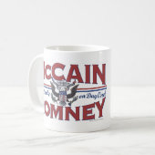 McCain Romney 2008 Kaffeetasse (Vorderseite Links)