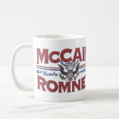 McCain Romney 2008 Kaffeetasse (Links)