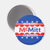 McCain Romney Magnet (Vorderseite/Rückseite)