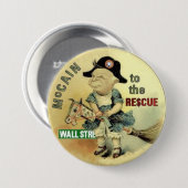 McCain Wall Street Rettungs-Knopf Button (Vorne & Hinten)
