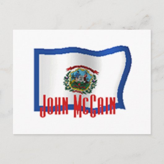 McCain West Virginia Postcard Postkarte (Vorderseite)