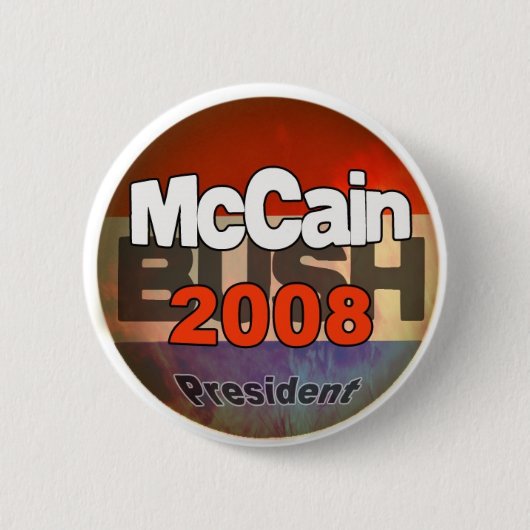 McCainBush Button (Vorderseite)