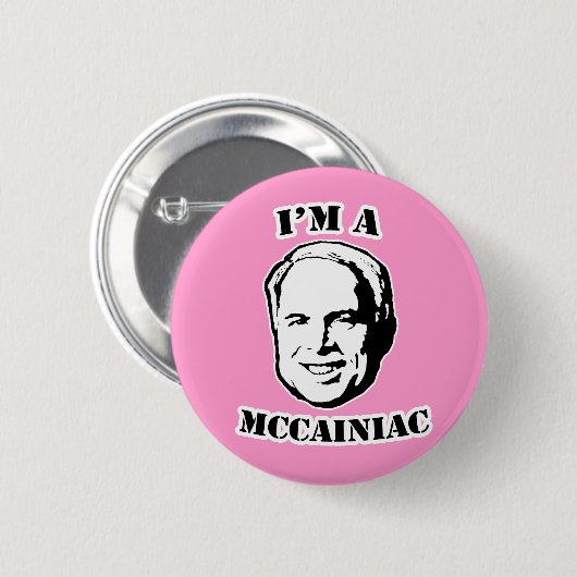McCainiac Button (Vorne & Hinten)