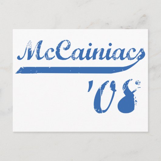 McCainiacs '08 Postcard Postkarte (Vorderseite)