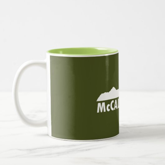 McCall Idaho Bitte Zweifarbige Tasse (Links)