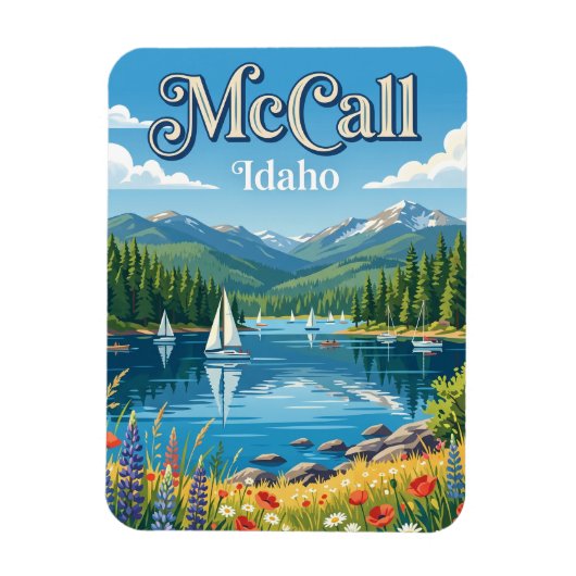 McCall Idaho Magnet (Vertikal)