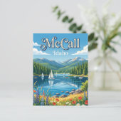 McCall Idaho Postkarte (Stehend Vorderseite)