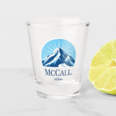McCall Idaho Ski Shotglas Schnapsglas (Vorderseite)