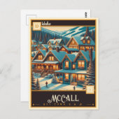 McCall, Idaho | VINTAG Postkarte (Vorne/Hinten)