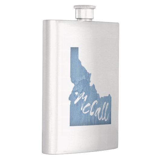 McCall Idaho Wood Grain Flachmann (Rechts)