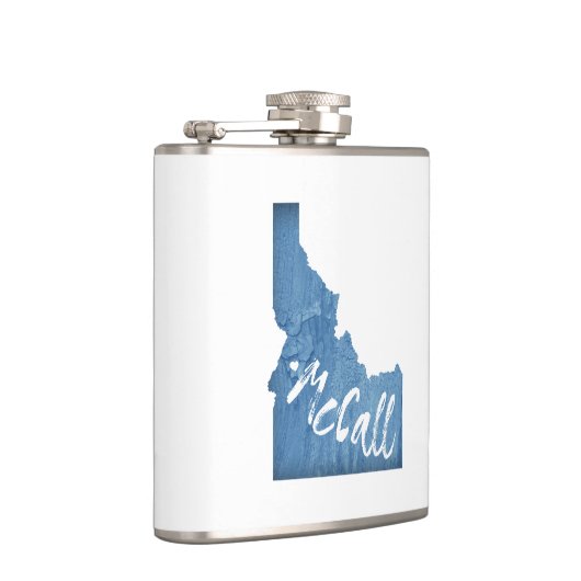 McCall Idaho Wood Grain Flachmann (Rechts)