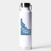 McCall Idaho Wood Grain Trinkflasche (Vorne)