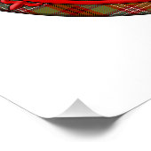 McCall Tartan Scottish Kariert Lion Rampant Poster (Ecke)