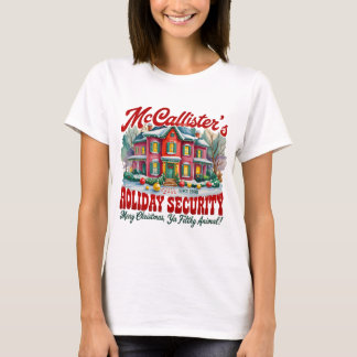 McCallisters Feiertags-Sicherheit Frohe Weihnachte T-Shirt