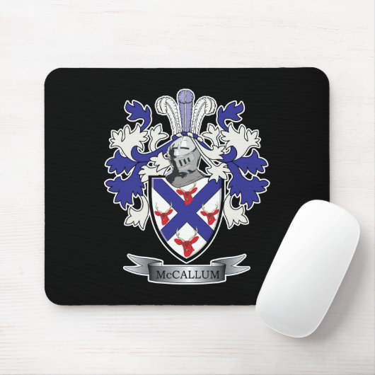 McCallum Familienwappen-Wappen Mousepad (Mit Mouse)