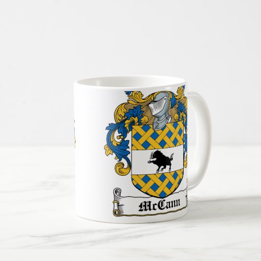McCann Familienwappen Kaffeetasse (VorderseiteRechts)