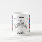 McCann, Ursprung, Bedeutung und das Wappen Kaffeetasse (Mittel)