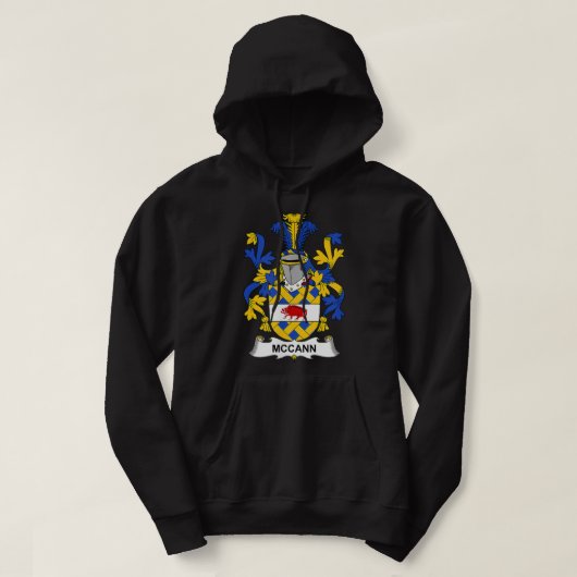 McCann-Wappen-Familienwappen Hoodie (Design vorne)