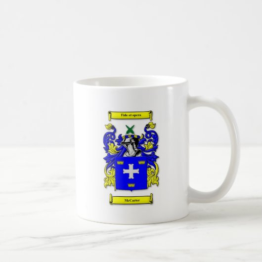 McCarter Wappen Kaffeetasse (Rechts)
