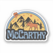 McCarthy, Alaska-Sticker Aufkleber (Vorderseite)