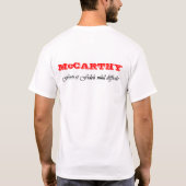 McCarthy Clan-Wappen und Motto T-Shirt (Rückseite)