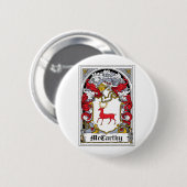 McCarthy Familienwappen Button (Vorne & Hinten)