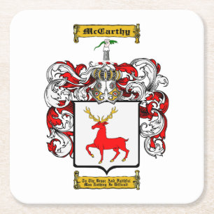 McCarthy Rechteckiger Pappuntersetzer