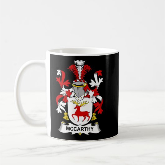 McCarthy-Wappen-Familienwappen Kaffeetasse (Links)