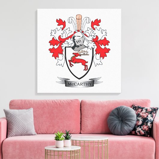 McCarthy-Wappen Leinwanddruck (Insitu (Wohnzimmer))