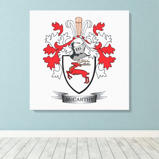 McCarthy-Wappen Leinwanddruck (Insitu (Holzboden))