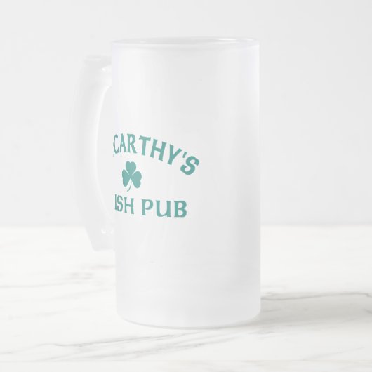 McCarthy's Irish Pub Mattglas Bierglas (Vorderseite Links)