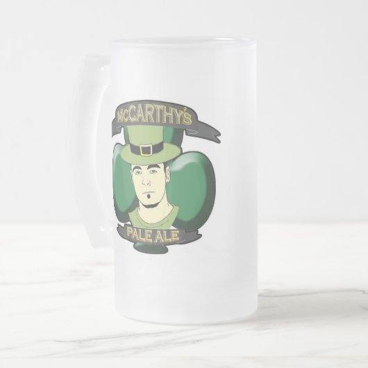 mccarthyspaleale1 mattglas bierglas (Vorderseite Links)