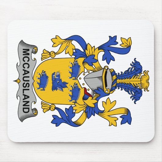 McCausland Familienwappen Mousepad (Vorne)