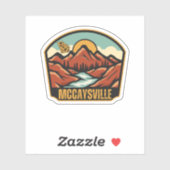 McCaysville, Georgien Aufkleber (Blatt)