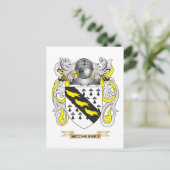 McChesney-Wappen (Familienwappen) Postkarte (Stehend Vorderseite)