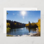 McClellan Lake im Oktober Postkarte (Vorne/Hinten)