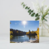 McClellan Lake im Oktober Postkarte (Stehend Vorderseite)