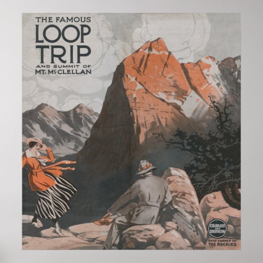 McClellan & Loop Trip Travel Poster (Vorne)